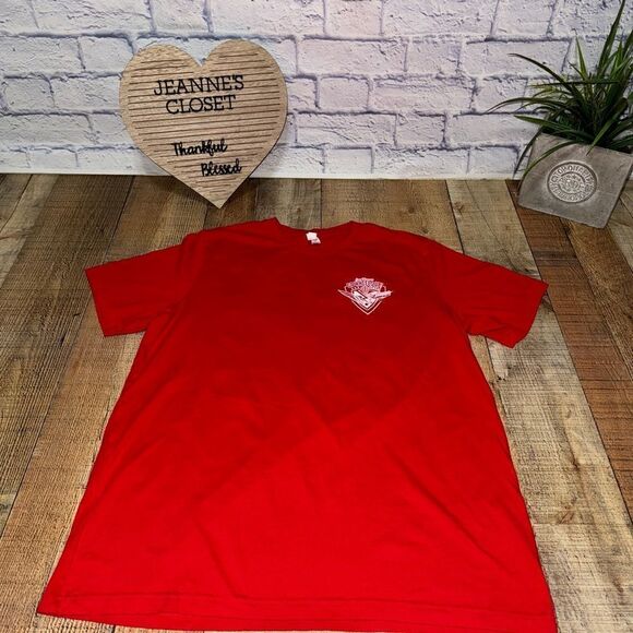 CORY MORROW’S Go Wheels Up! Red San Marcos TX Shirt Size XL - Picture 9 of 9